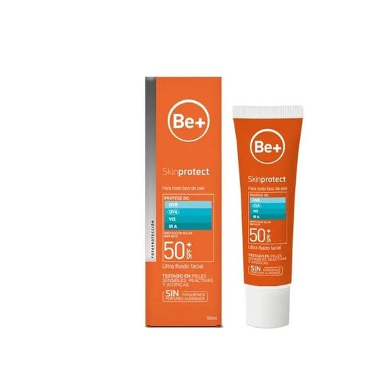 Protection de la peau Be+ Fluide facial Spf 50+ 50+ 50Ml Protection de la peau Be+ Fluide facial Spf 50+ 50+ 50Ml