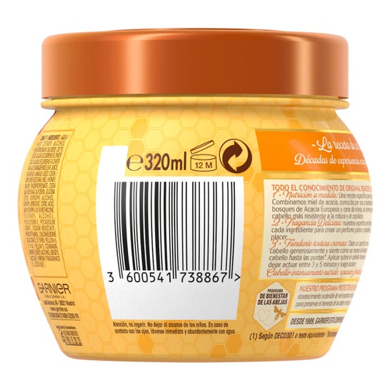 Masque de nutrition intense Garnier Original Remedies 300ml