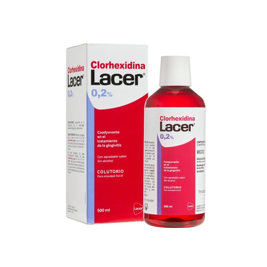 Rince-bouche Lacer Chlorhexidine 0,2% 500 ml