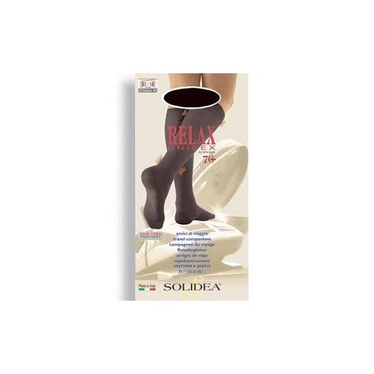 Solidea Relax 70den Chaussette Unisex Camel Taille 3ML 1 Paire