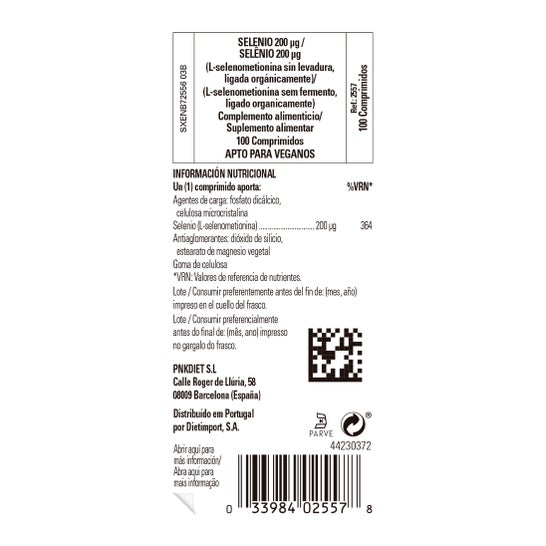 Solgar Selenium 200åµg Unleavened 100comp.
