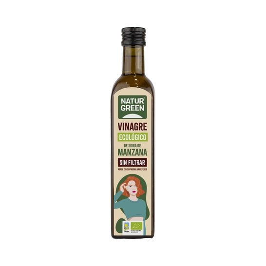 Vinaigre de cidre de pomme Naturgreen non filtré Bio 500ml