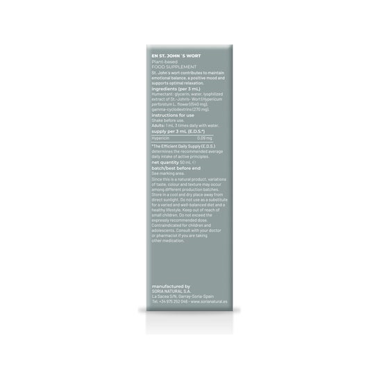 Extracto Hiperico Xxi 50ml Soria Natural *