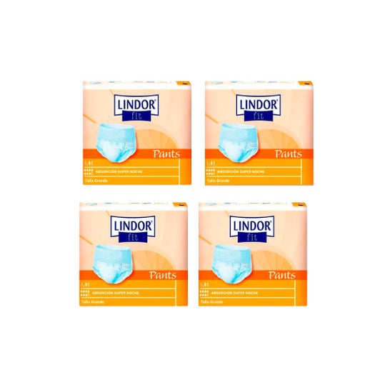 Lindor Fit Pants Pañal Adulto Noche Anatómico Elástico TG 60uds