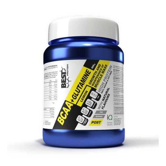 Best Protein BCAA+ Glutamine 6.1.1 lemon 500g