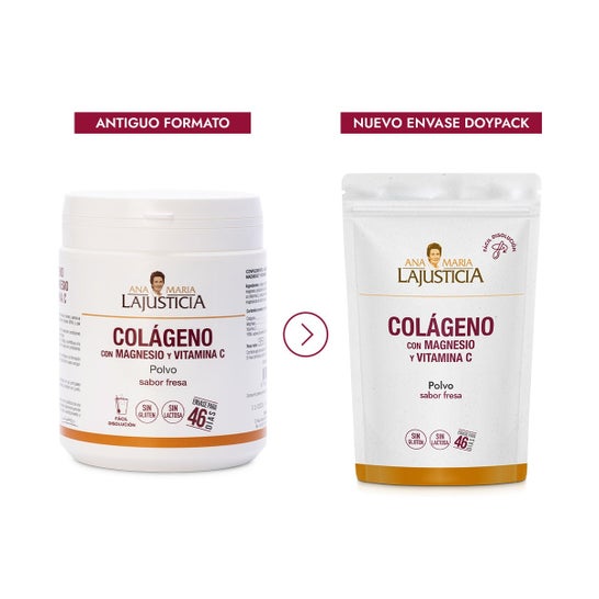Ana Maria Lajusticia  Collagène Magnésium Vitamine C Goût Fraise 350g