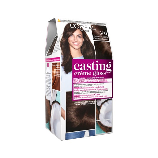L'Oréal Casting Creme Gloss 300-Dark Brown 1 pièce