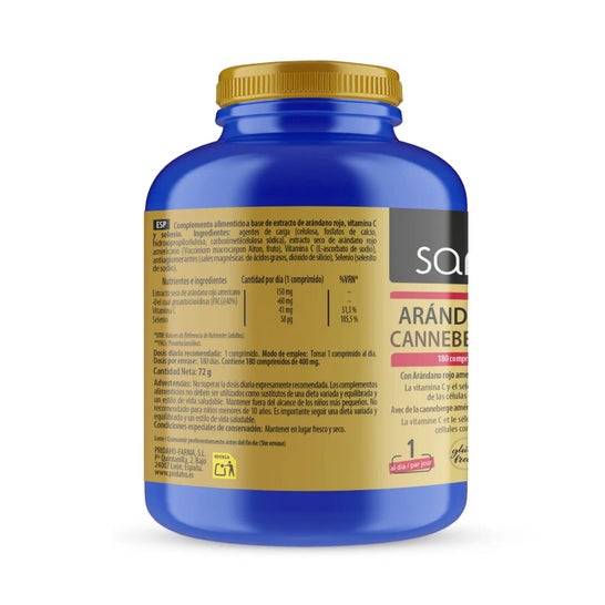 Sanon Canneberge Rouge 180 comprimés