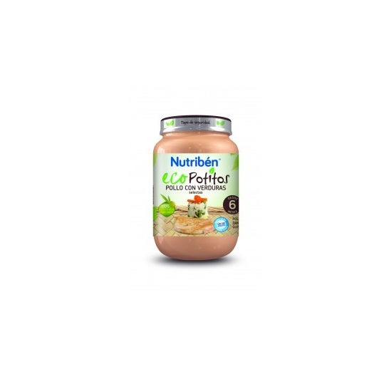 Nutribén™ Eco Eco Eco Eco Potitos™ Poulet avec légumes sélectionnés 200g