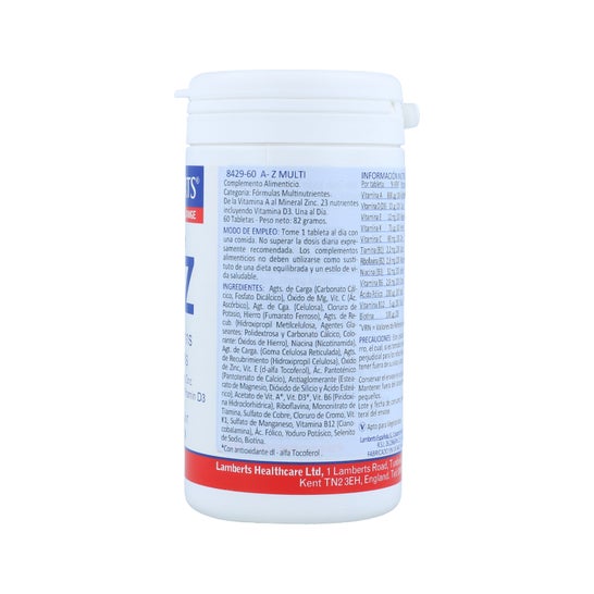 Lamberts Multivitamines Minéraux A T-z 60 Comp Comp