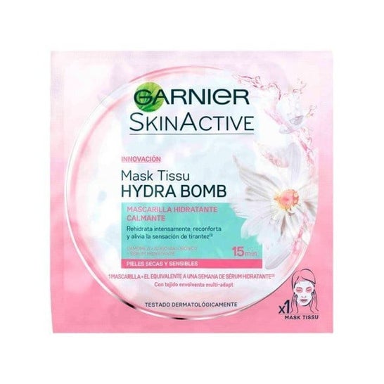 Garnier Skinactive Hydrabomb Mask Facial Hydratante Apaisante 1ut