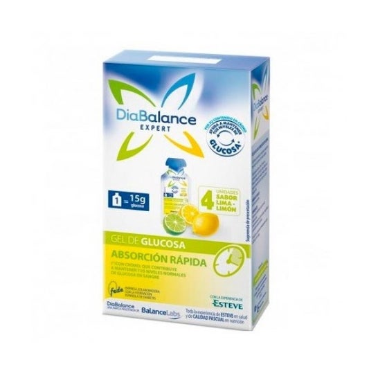 Diabalance Expert Glucose Gel Abs. Fichier Quick Lemon-Lime File 4 Enveloppes