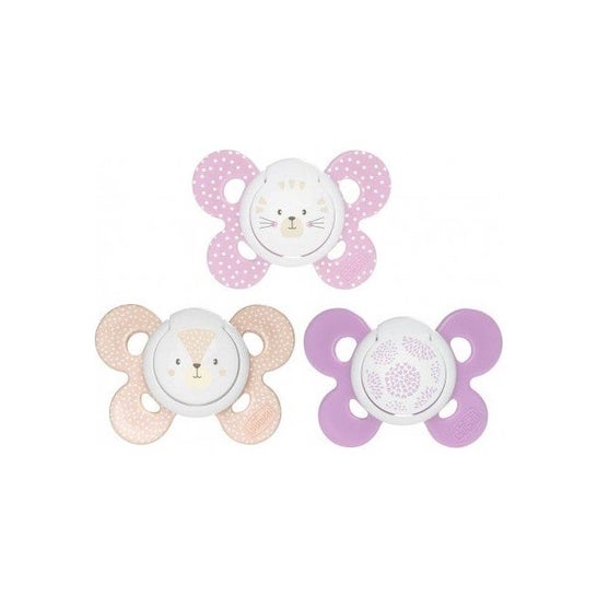 Chicco Silicone Apaisant Silicone Physio Confort Ni?a 6-16 M 2 U