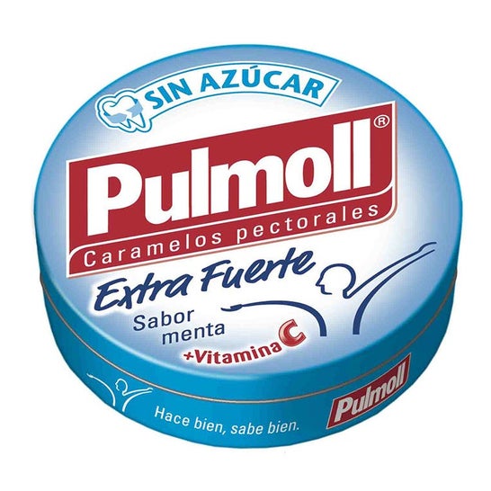 Pulmoll Extra Fort Vitamine C Bonbons sans sucre 45g