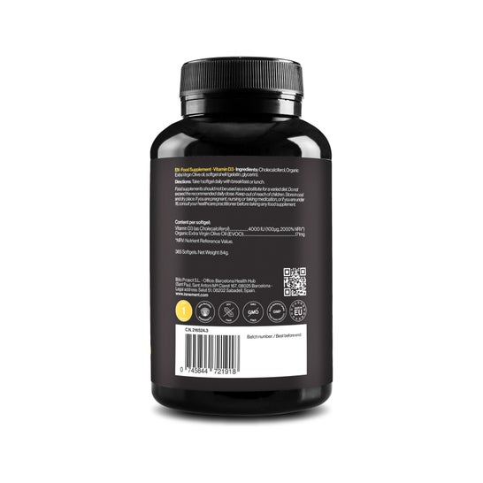 Zenement Vitamine D3 4000 Ui 365caps