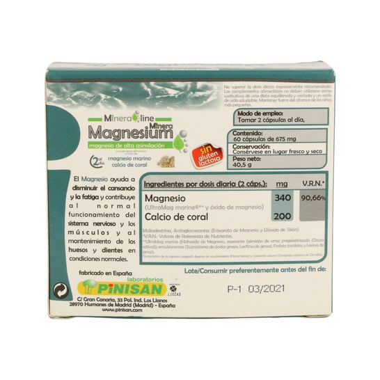 Pinisan Minera Magnésium 60caps