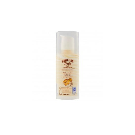 Hawaiian Tropic Tropic Tropic Silk Hydratation Air Soft Face Spf30 Sun Lotion 50