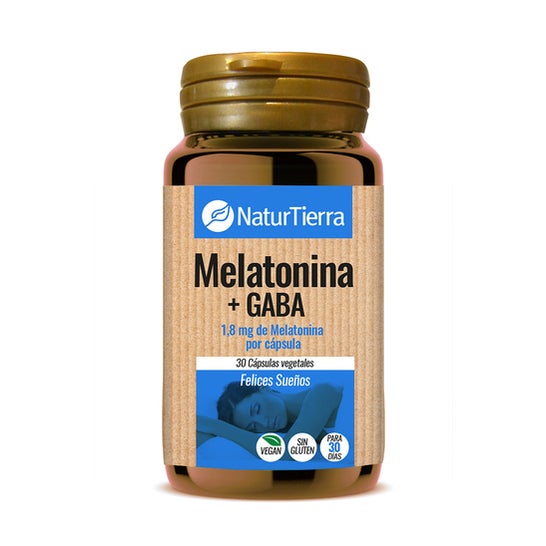 Naturtierra Mélatonine + GABA 30 Capsules