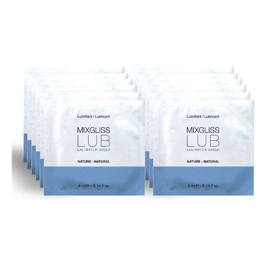Mixgliss Lubrifiant naturel à base d'eau 12 dose unique 4ml