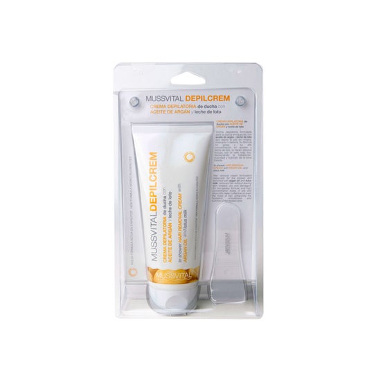 Mussvital Depilcrem Douche Huile d'Argan et lait de lotus 200ml