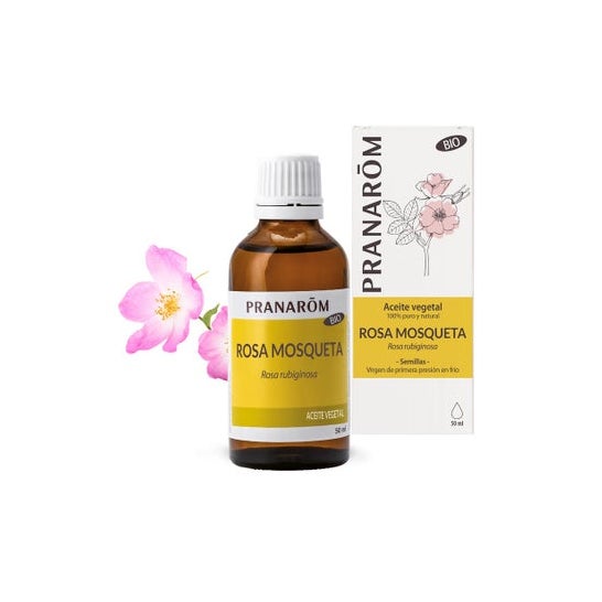 Pranarôm Huile Végétale de Rose Musquée BIO 50 ml