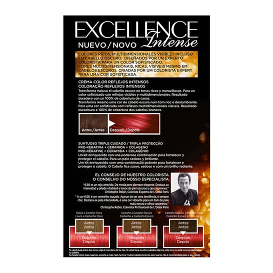 L'Oréal Set Excellence Intense Tint 666 Intense Scarlet Red