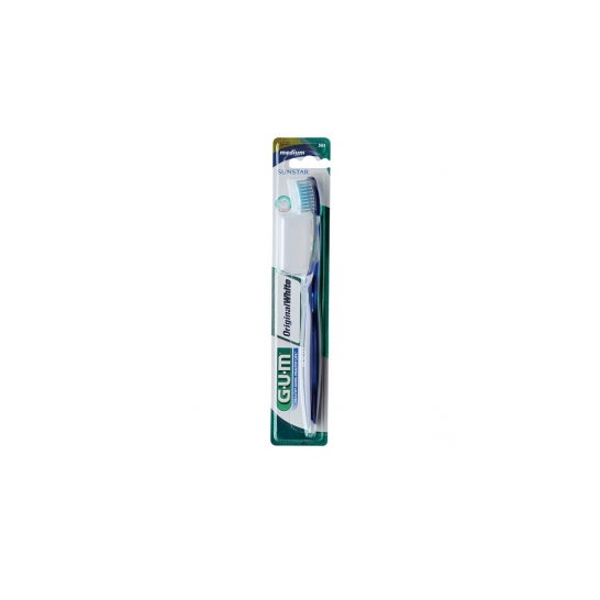 Gum Original White Brosse à Dents Medium Compacte 1 brosse à dents