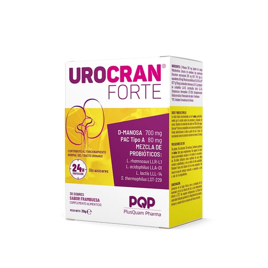 Urocran Forte Saveur Framboise 30 Sachets