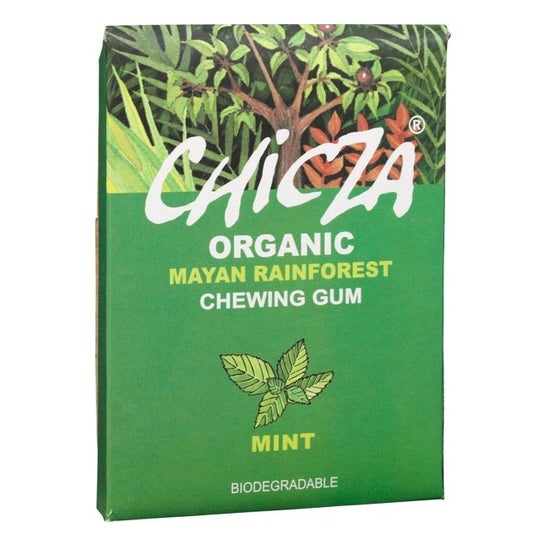 Chicza Chewing-Gum Biologique Aromatisé à la Menthe Poivrée 30g