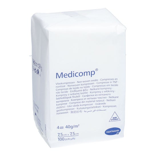Medicomp Compresses Non-Stériles 7,5x7,5cm 5uts
