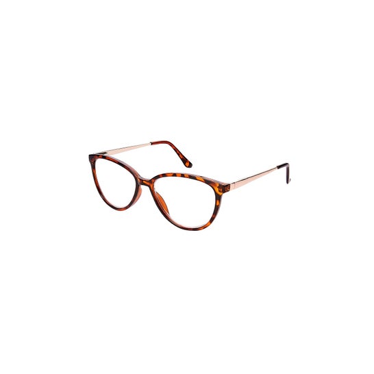 Farline Lunettes de Lecture Mali Brun Carey +2.50 1ut