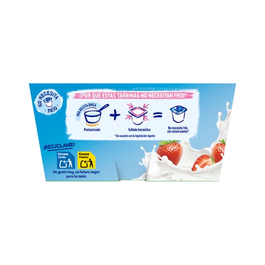 Dessert au lait Nestlé aux fraises 4uds