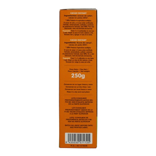 Alternativa3 Cacao en poudre Instantané Bio 250g