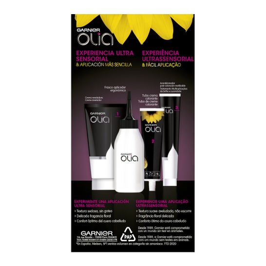 Garnier Olia Coloration permanente N°6.0 Blond foncé 4 pièces