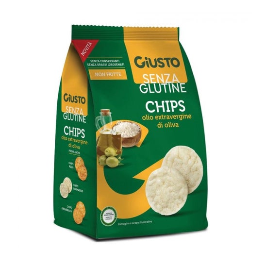 Giusto Chips Sans Gluten Huile d'Olive Extra Vierge Bio 40g
