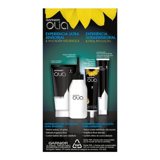 Kit de coloration Garnier Olia Couleur permanente N°110 Blonde