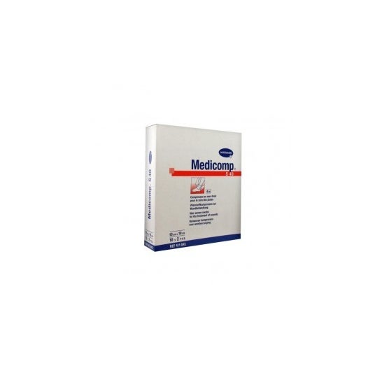 Medicomp compresses stériles10 x 10 cm 10 sachets 2 u.