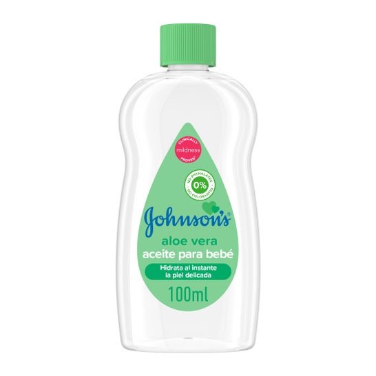 L'huile d'aloe vera de Johnson's Baby hydrate et nourrit instantanément 100ml