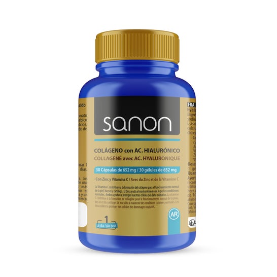 Sanon Colágeno + Ácido Hialurónico 30 Capsules