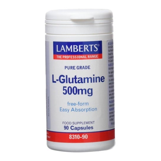 Lamberts L-glutamine 500mg 90 Caps.