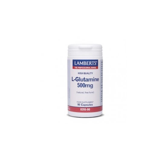 Lamberts L-glutamine 500mg 90 Caps.