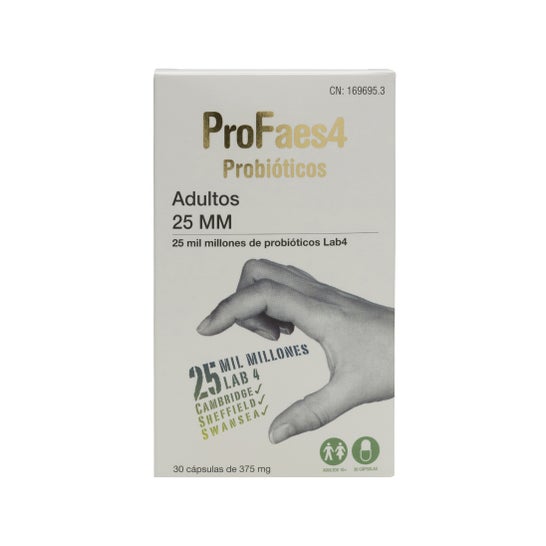 ProFaes4 Probiotiques Adultes 25mm 30 Capsules