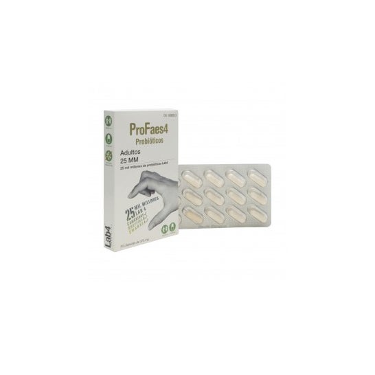 ProFaes4 Probiotiques Adultes 25mm 30 Capsules