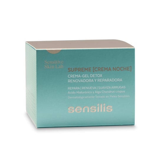 Sensilis Supreme Crème-Gel Détox Renovatrice et Réparatrice Nuit 50ml