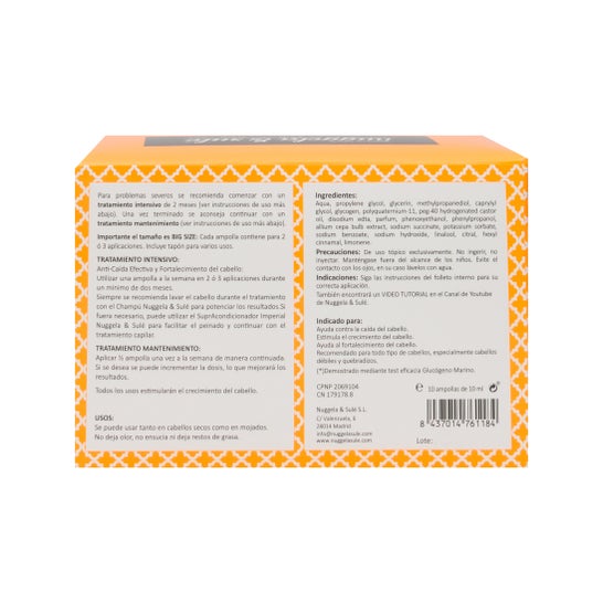 Nuggela & Sulé Antichute De Cheveux Efficace 10 Ampoules