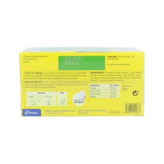 Aquilea Infusion Drainage 20 sachets