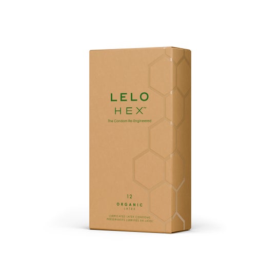 Lelo Hex Organic Latex 12 Préservatifs Lubrifiés En Latex