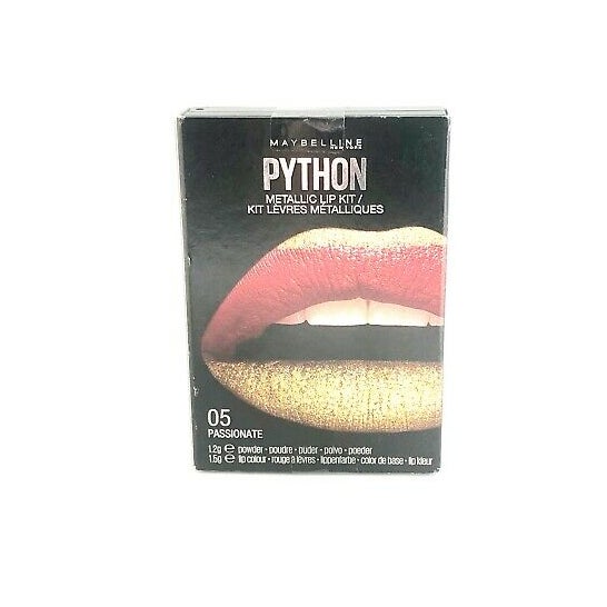 Maybelline Python Metallic Lip 05 Passionate Kit