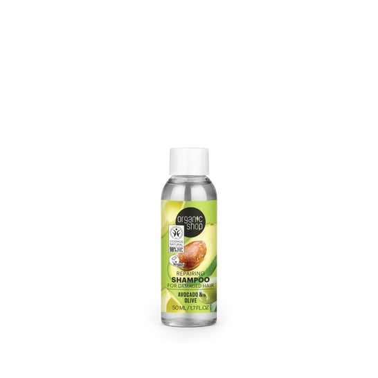 Organic Shop Repairing Shampoo Damaged Hair Avocado & Olive 50ml