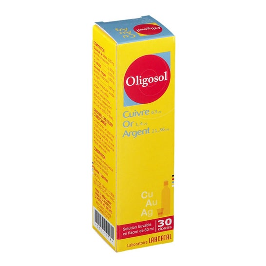 Oligosol Cuivre Or Argent 60ml